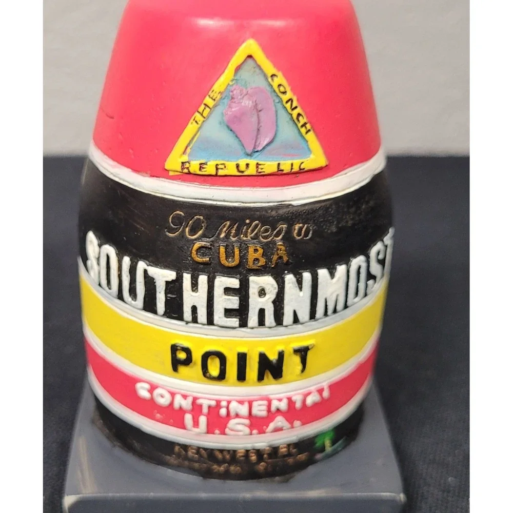 Vintage 2005 Key West Florida Southernmost Point Buoy Souvenir Figurine Hz Inc